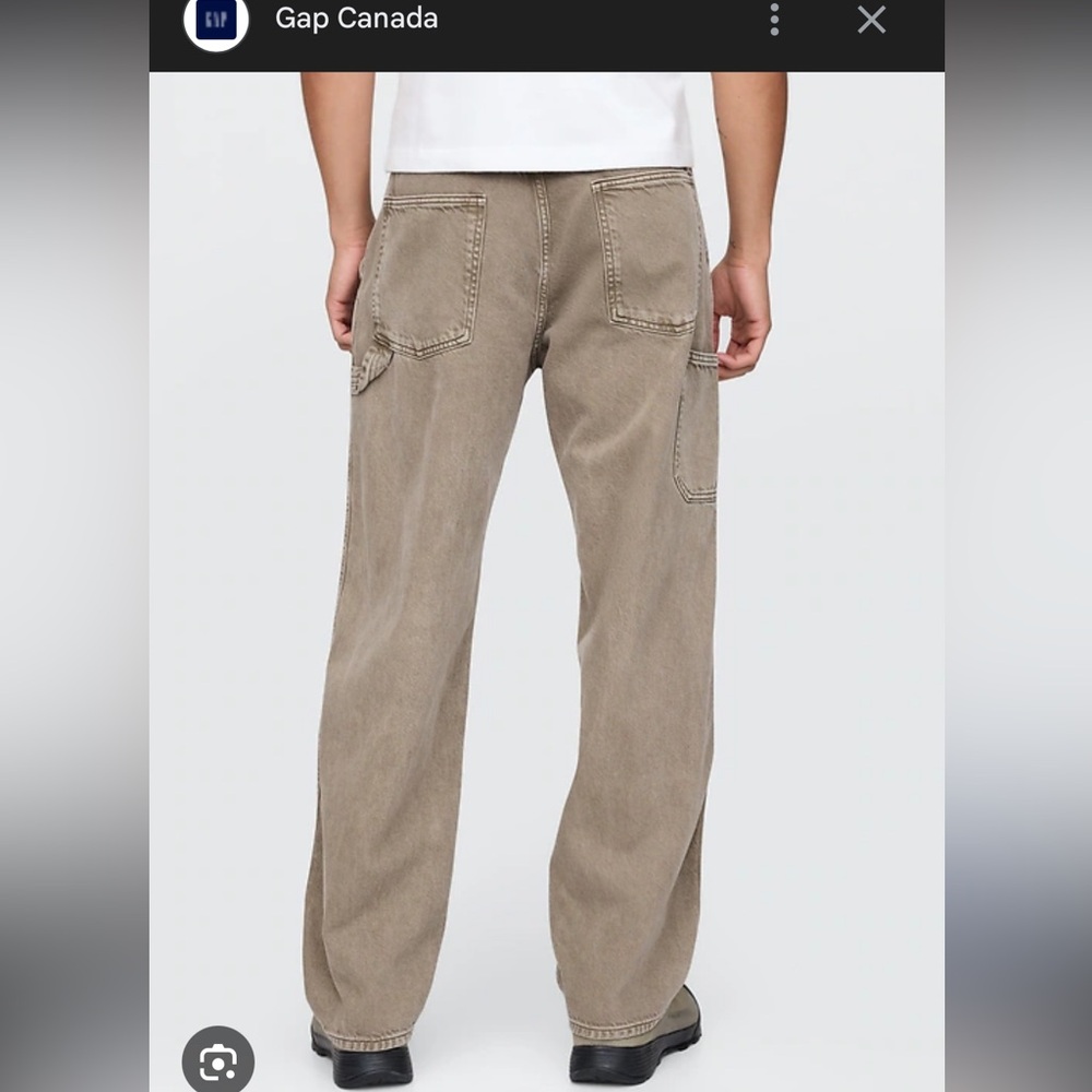 Men’s Ultra-soft Baggy Carpenter Jeans - Picture 2 of 9